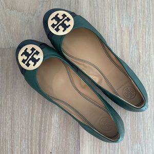Tory Burch Minnie Cap-Toe Ballet Flats